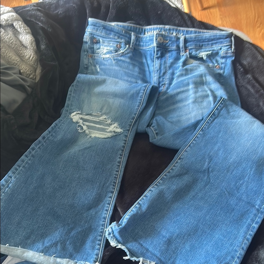 American Eagle Outfitters Light Blue Denim Jeans